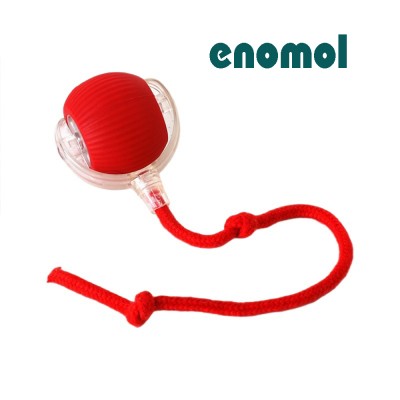 enomol 2025 Smart Cat Toy - 360° Auto-Rolling Ball with USB Charging & Interactive Rope (Intelligent Motion Sensor)