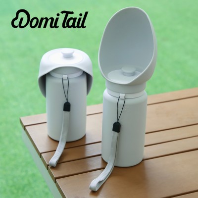 DomiTail Eco-Friendly Multifunctional Silicone Pet Water Dispenser & Portable Cup – Solid Bottle for Dog Companions