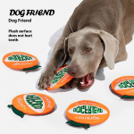 enomol DomiTail Interactive Squeaky Dog Chew Toys – Durable Plastic Frisbee for Teeth Cleaning & Play, Fun Sound-Emitting Design
