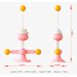 enomol 2025 Newest Cat Enrichment Toys - Interactive Puzzle Toys with Catnip & Feathers for Indoor Cats