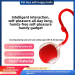 enomol 2025 Smart Cat Toy - 360° Auto-Rolling Ball with USB Charging & Interactive Rope (Intelligent Motion Sensor)